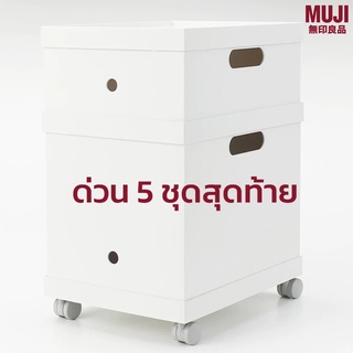 MUJI (มูจิ) กล่องใส่แฟ้มเอกสารมีหูจับ Full Set (มีสินค้าเพียง 5 ชุดสุดท้าย)