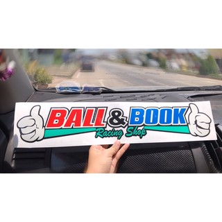 สติ๊กเกอร์ BALL&amp;BOOK