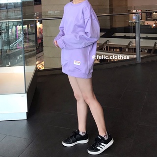 Sweater แขนยาวสีม่วง