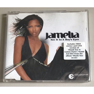 ซีดีซิงเกิ้ล ลิขสิทธิ์ มือ 2 สภาพดี...199 บาท “Jamelia” ซิงเกิ้ล "See It in a Boys Eyes" แผ่นหายาก Made in Australia