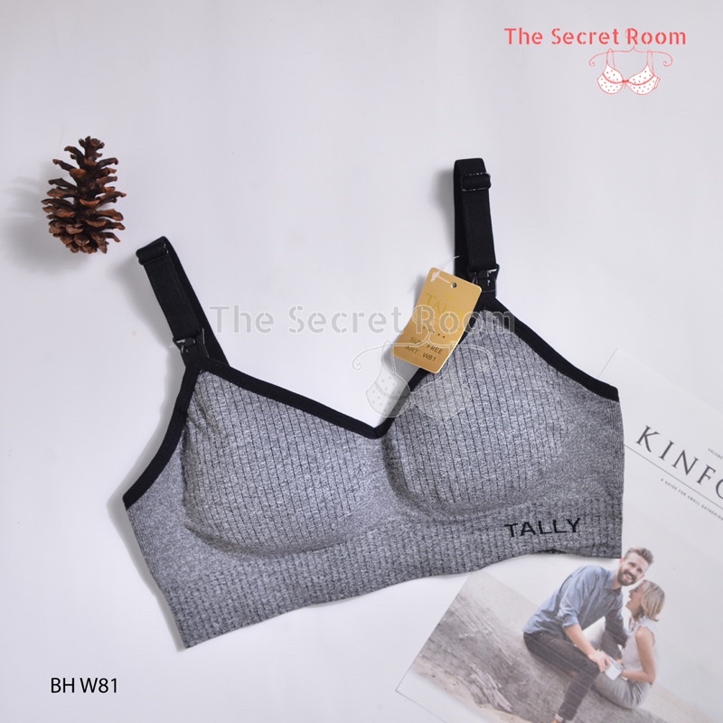 สนิทสนม BRA BH NOURSING W81 I CUP B LARGE | THIN FOAM I WIRELESS I FREE SIZE FIT SIZE 34 - 42 I HOOK