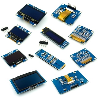 0.91 0.96 1.3 1.54 2.42 inch IIC Serial White blue OLED Display Module 128X64 I2C 12864 LCD for Arduino