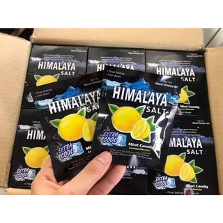 [1 ลัง ] ลูกอม Himalaya Salt Mint Candy Lemon Flavour ลูกอมเกลือ Himalaya ลูกอมเกลือหิมาลายา himalaya หิมาลายา