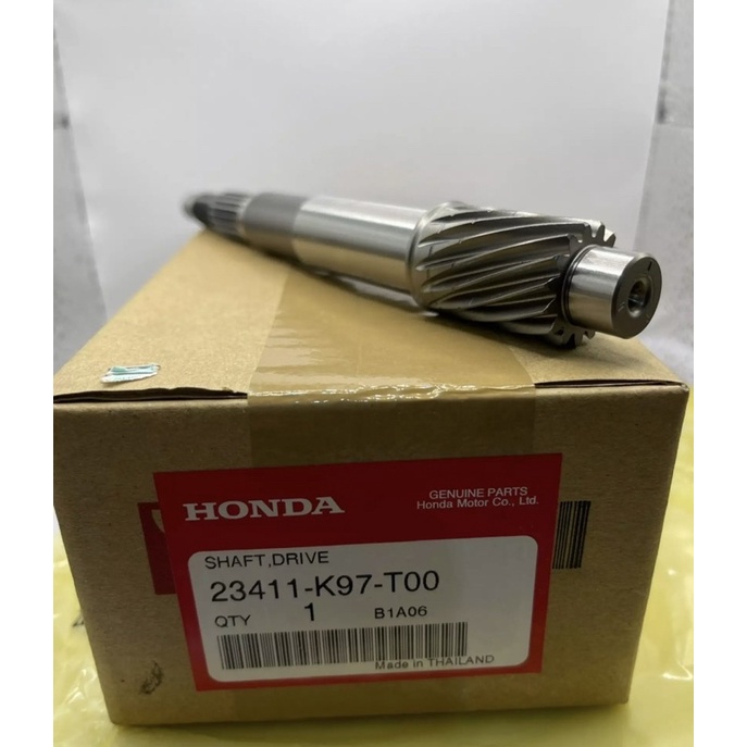 Shaft, Drive 23411-K97-T00 Honda PCX150 (2018-2020) เพลาขับ(15ฟัน) แท้ศูนย์