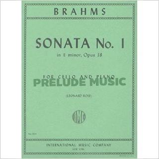 (โค้ดINCSM2Lลด70฿) (String Bass and Piano) Brahms, J: Sonata No.1 in E minor op.38 (IMC3662)