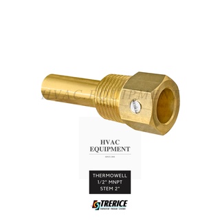 Trerice-Brass Thermowell เกลียว 1/2"MNPT Stem Length 2" และ เกลียว 1/2"NPT Stem Length 4"