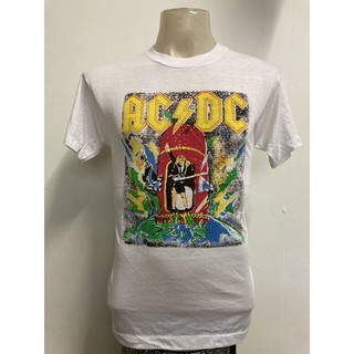 เสื้อวง AcDc สไตล์วินเทจ