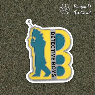 ʕ •ᴥ•ʔ ✿ พร้อมส่ง : เข็มกลัดลายการ์ตูนชมรมนักสืบเยาวชน “Detective Boys” | “Detective Boys” Enamel Brooch Pin.