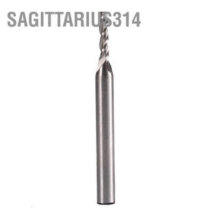 Sagittarius314 Diameter 3mm 3 Flute HSS &amp; Aluminium End Mill Cutter CNC Bit Extended Incisive Strong And Durab