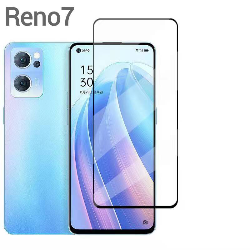 Realme C53/C51/Reno7Zฟิล์มกระจกเต็มจอOPPO A17/A17K/A77S/A57 2022/A96 4G/A77 5G/A96 5G/Reno7 5G/Reno7