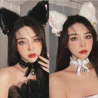 หูแมว ที่คาดผม น่ารักมาก คอสเพลย์ วัสดุกำมะหยี่ ทรงสวยใส่สบา…