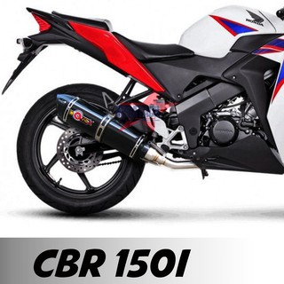 ท่อ รุ่น CBR 150I ตรงรุ่น ปลายสามเหลี่ยม พร้อมคอท่อ สแตนเลส ขนาด ยาว 35 กว้าง 10 สูง 10 ซม. อุปกรณ์ครบชุด ราคาพิเศษสุดๆ