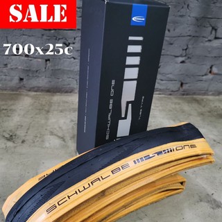 ขอบแก้ว !  ยางพับ 700c   Schwalbe One  700x25c  ขอบแก้ว   -ซื้ือ 2 เส้น ประหยัดกว่า