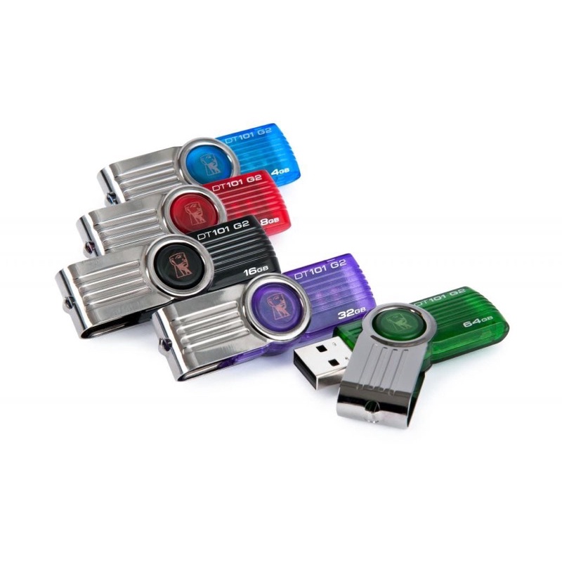 USB 2GB/4GB/8GB/16GB/32GB/64GB Kingston DT101 G2 FPT ผลิตภัณฑ์ Full GB