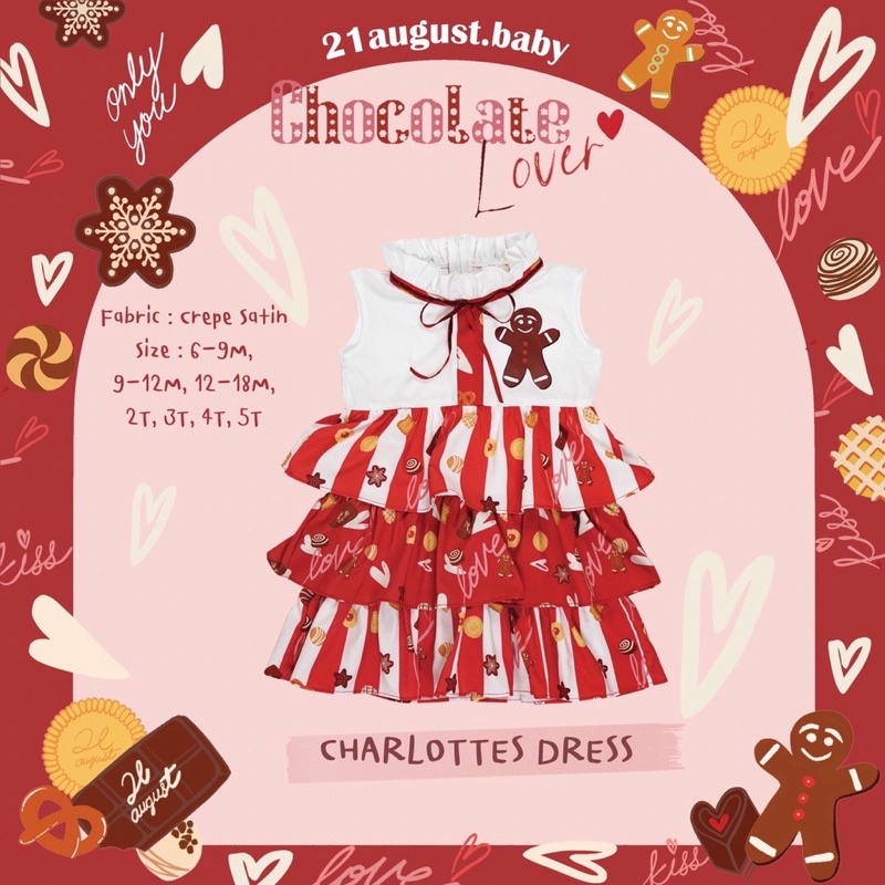 เดรส 21August.baby new size 12-18