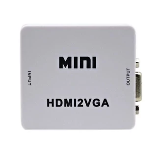 ตัวแปลง Mini เอชดีเอ็มไอ ตัวแปลง HD to VGA กับสายเคเบิ้ล USB 1080P