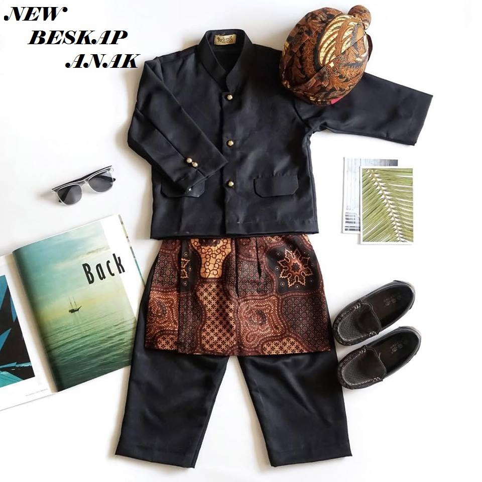 BAJUNIK_PRODUSEN BASOFI CHILDRENS/CHILDRENS TRADITIONAL CLOTHES/JAVA TITIONAL CLOTHES/PHOTOS/สีดําเส