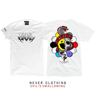 NEVER CLTG เสื้อยืด แขนสั้น รุ่น Evil is Swallowing V1.2