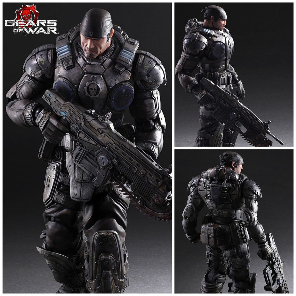 Play Arts Kai Figma ฟิกม่า Model Figure ฟิกเกอร์ โมเดล จากเกม Gears of War เคลีย ออฟ วอร์ Marcus Fen