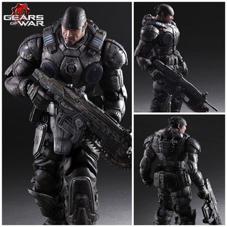 Play Arts Kai Figma ฟิกม่า Model Figure ฟิกเกอร์ โมเดล จากเกม Gears of War เคลีย ออฟ วอร์ Marcus Fenix มาร์คัส เฟนิกซ์