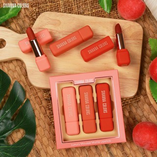 Sivanna LUXURY MOUSSE MATTE LIPSTICK : HF6028**ของแท้ พร้อมส่ง