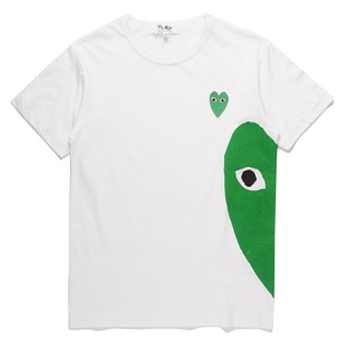 ใหม่ play comme des garcons CDG เสื้อยืดลําลอง ผ้าฝ้าย แขนสั้น คอกลม พิมพ์ลายหัวใจ สีแดง สําหรับผู้ชาย ผู้หญิง