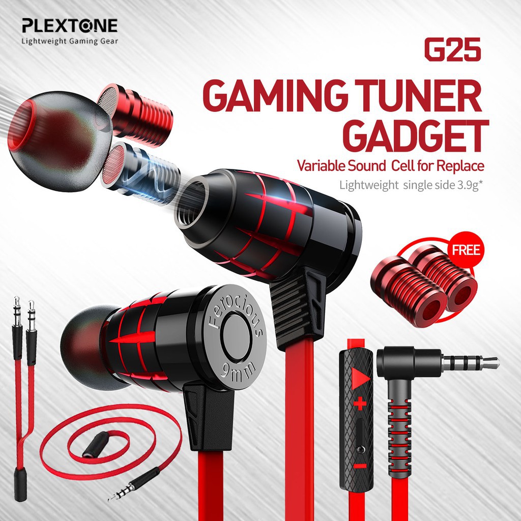 Plextone G25 หูฟัง Gaming แต่งเสียงได้ เสียง HD มีประกันศูนย์ไทย