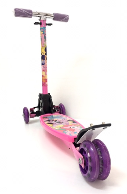 ล้อไม่มีไฟ## สกุตเตอร์ ลายม้าโพนี่ Pony แบบ3ล้อ(2ล้อหน้า) ของแท้ 100% My Little pony scooter!!! ลิขสิทธิ์แท้ - รูปที่ 2
