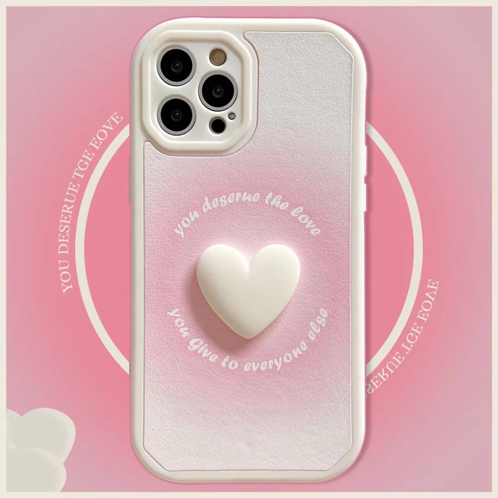 🔥ลดล้างสต๊อก จนกว่าสินค้าจะหมด🔥เคสไอโฟน 13 11 น่ารัก รูปหัวใจ พกง่ายๆ เคส iphone 12 11 pro max Xr Xs X case