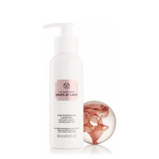 THE BODY SHOP DROPS OF LIGHT™ PURE RESURFACING LIQUID PEEL ดรอปส์ ออฟ ไลท์ เพียว รีเซอเฟซซิ่ง ลิควิด พีล 145 มล. ผลิตภัณ