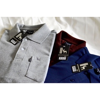 เสื้อโปโลผู้ชาย 6XL อก 54-56 นิ้ว สีพื้นล้วน geekoตรากวาง  สินค้าพร้อมส่ง ผ้านิ่มใส่สบาย