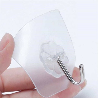 Self Adhesive Hooks Plastic Strong Sticky Stick on Wall Door Seamless Holders