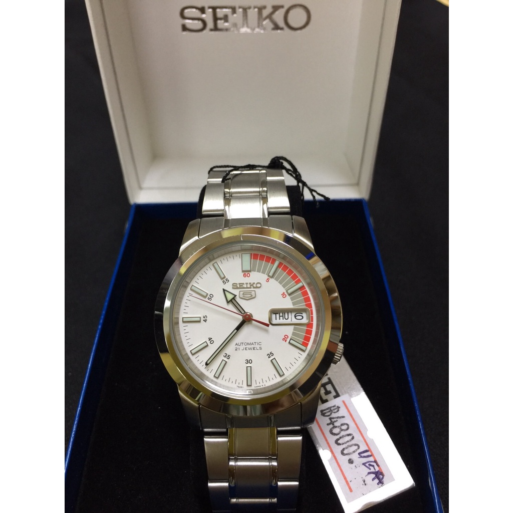 #25 นาฬิกาข้อมือไซโก SEIKO 5 รุ่น SNKK25K1 ของแท้ 100% สแตนเลส Automatic ชาย