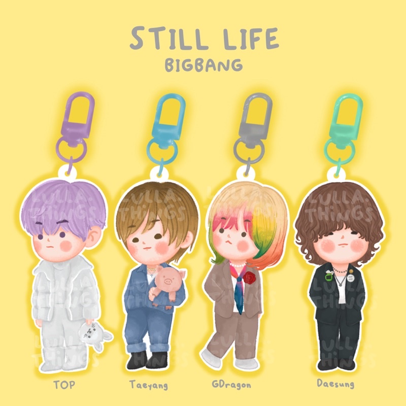 Bigbang Still Life / Gdragon GD TOP Taeyang Daesung / พวงกุญแจ