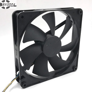 pwm cooling fan 140mm 14cm D14BH-12 DC12V 0.70A 14025 chassis with four-wire power supply cooler sxdool