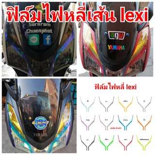 ฟิล์มกันรอยไฟหลี่ ​yamaha lexi ป้องกันรอยเพิ่มความสวยงาม