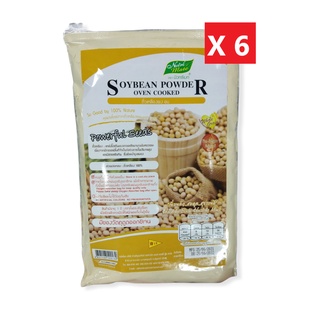 (แพ็ค 6 ซอง)ถั่วเหลืองผง 100%อบสุก พร้อมทาน(นิวทริเมท)(90กรัม)(Nutri Mate Soybean Powder Oven Cooked 90g)