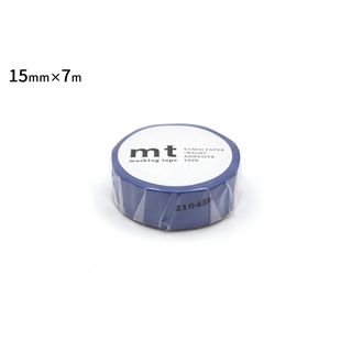 mt masking tape R ruri (MT01P197R) / เทปตกแต่งวาชิ รุ่น R สี ruri แบรนด์ mt masking tape ประเทศญี่ปุ่น