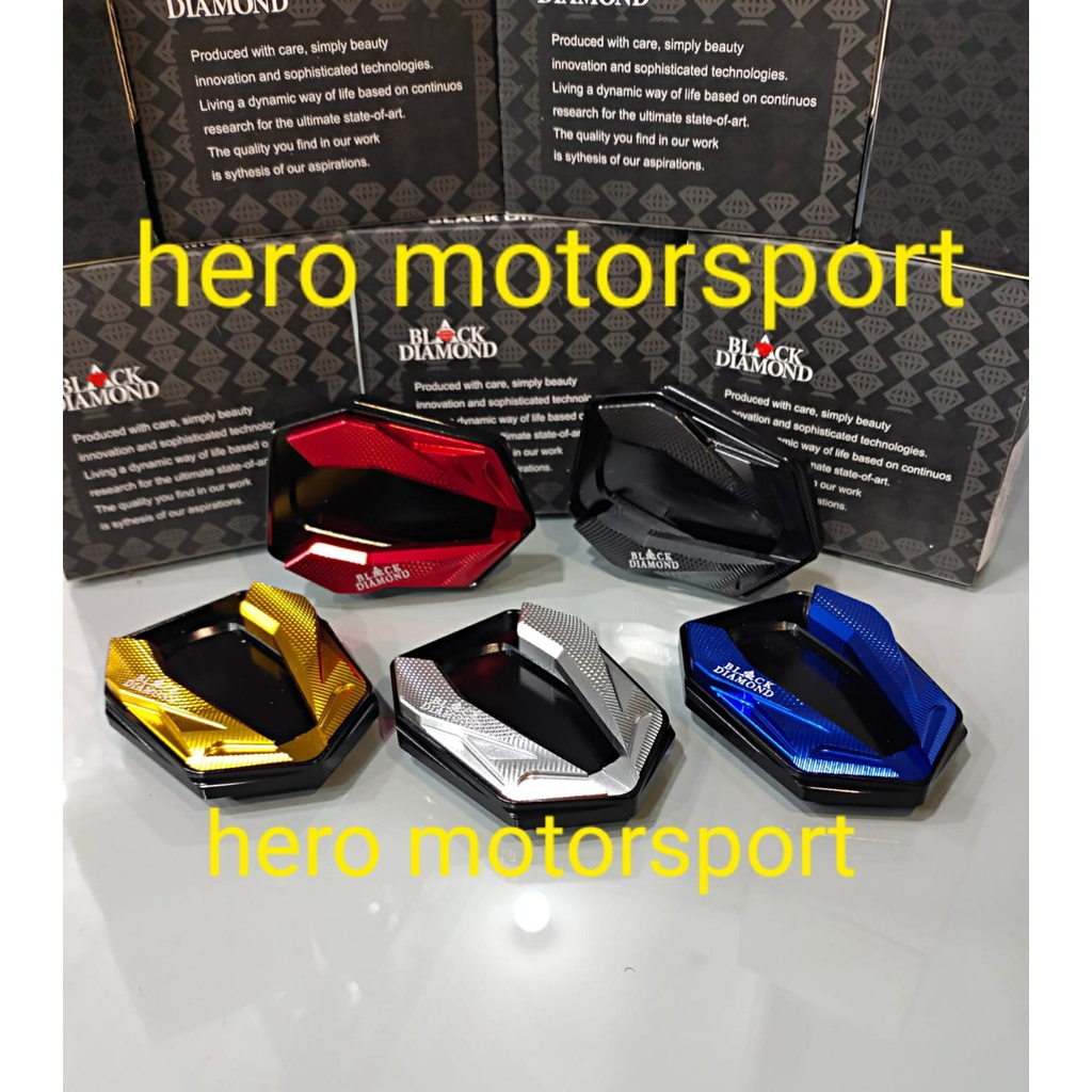 Yamaha Nmax Neo-S/Nmax Turbo/Nmax New/Nmax old/Aerox new/Aerox old, Lexy original blackdiamond Side Stand Cover