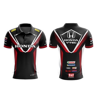 MOTOSHIRT HONDA HON-A04-22 เสื้อคอปกแขนสั้น