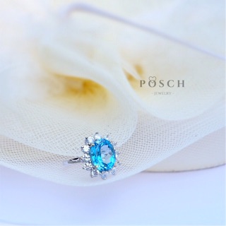 Blue Topaz Ring