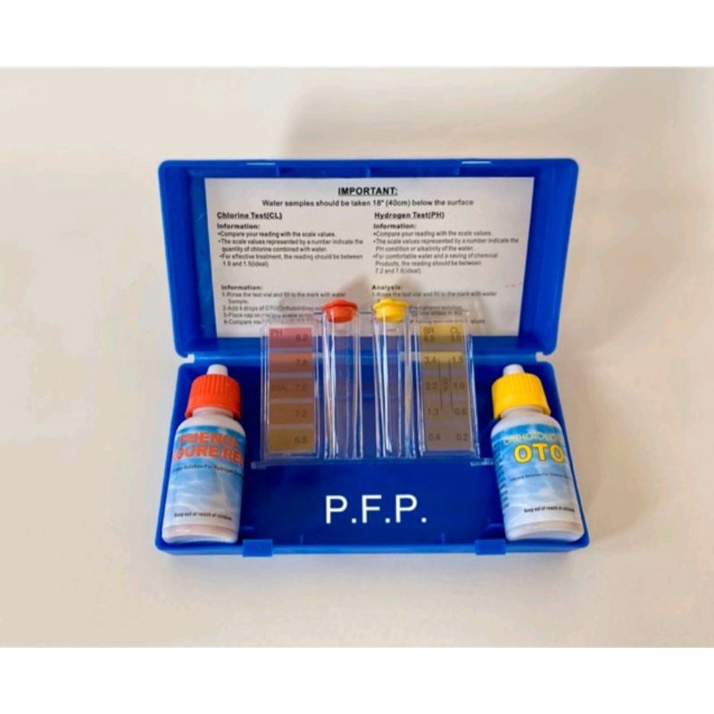 ชุดน้ำยาวัดค่าคลอรีน-pH ชุดTest Kit
