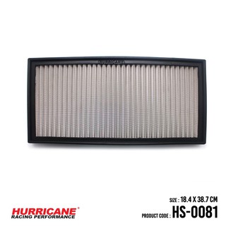 HURRICANE กรองอากาศสแตนเลส , ผ้าแดง Audi , LandRover , Porsche , Volkswagen HS-0081