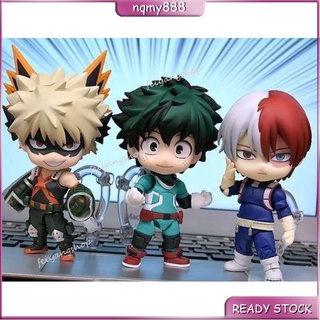 ตุ๊กตาฟิกเกอร์ Nendoroid My Hero Academy Midoriya Izuku Bakugou Katsuki Todoroki Shoto แบบเปลี่ยน อุปกรณ์เสริม สําหรับตกแต่ง