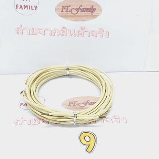 สายโทรศัพท์บ้าน (สายเปลือยยังไม่เข้าหัว ) 2 CORE ขนาดสาย 0.5 mm ยาว 9 เมตร LINK (ออกใบกำกับภาษีได้)