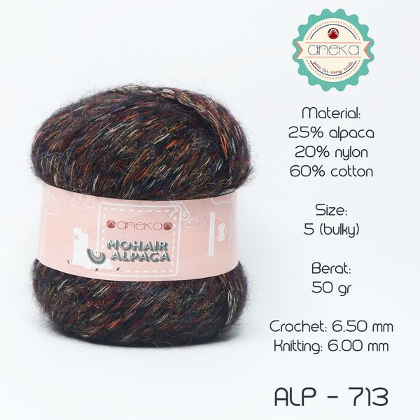 VARIOUS - ALPACA MOHAIR YARN - 713