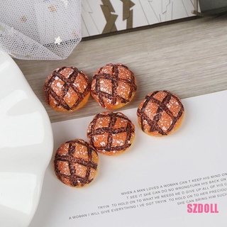 [SZDOLL6] ขนมปังจิ๋ว 1:12 อุปกรณ์เสริม สําหรับบ้านตุ๊กตา 5 ชิ้น