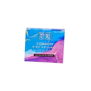 โปรโมชั่น : ถุงยางอนามัย AIBU กลิ่นวนิลา และกลิ่นไอติม รุ่นบางเฉียบ 0.03มม. บรรจุ 3 ชิ้น ถุงยาง52 ถุงยาง56
