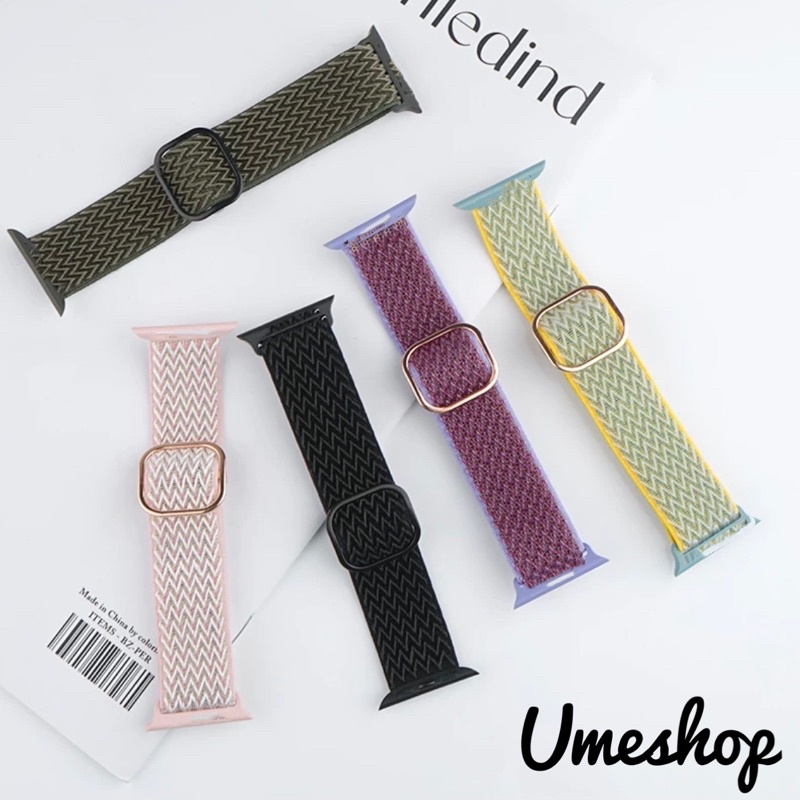 สายนาฬิกา NEW ผ้าใหม่  ใช้สำหรับ Smart Watch ultra10 9 8 7 6 SE  5 4 3 2 1 ขนาด38/40/41mm 42/44/45/46mm สาย smart watch