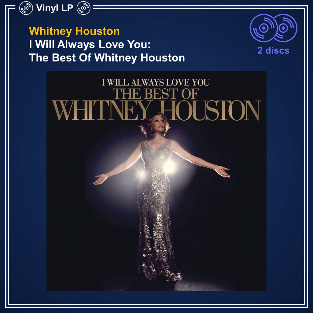 แผ่นเสียง Vinyl LP Whitney Houston I Will Always Love You The Best Of Whitney Houston [ใหม่และซีล SS